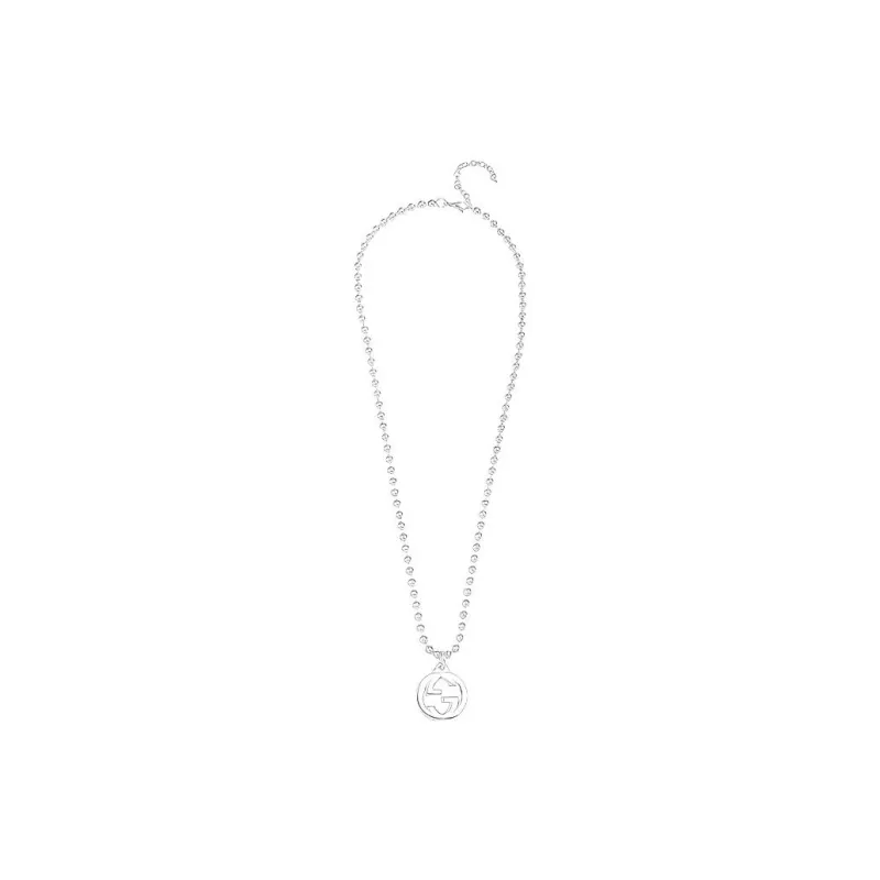 GUCCI 925 Sterling Silver Necklaces Unisex Silver-1