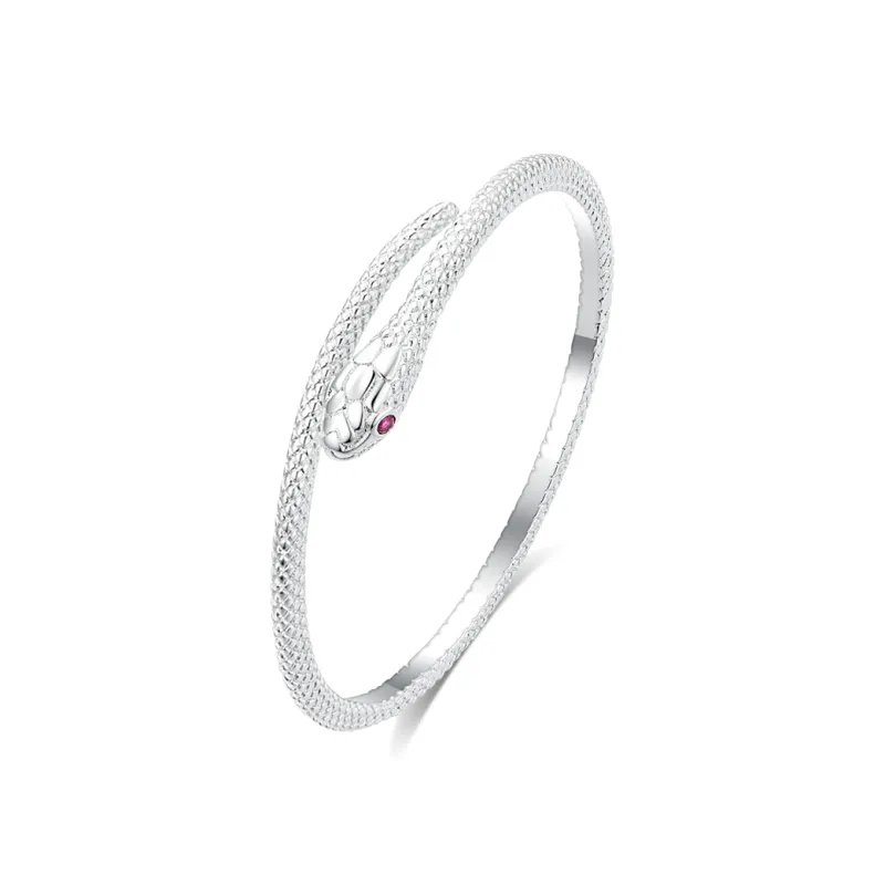 Fortune Gold 999 Fine Silver Bangles Unisex-0