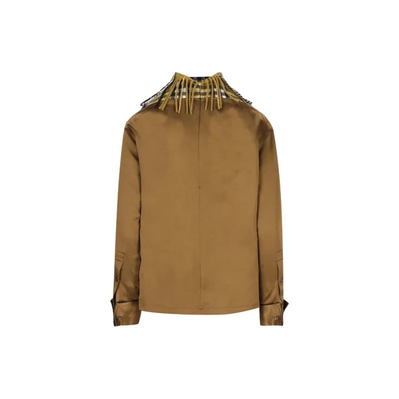 Burberry Fringe Detailed Long Sleeved Top-1