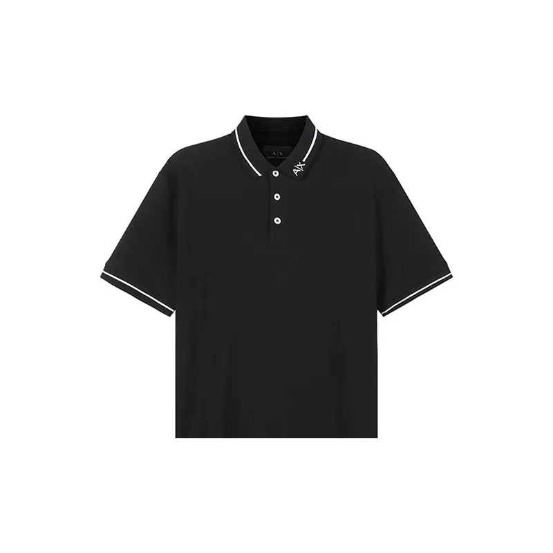 ARMANI EXCHANGEAE Polo Shirt Men's Black-4