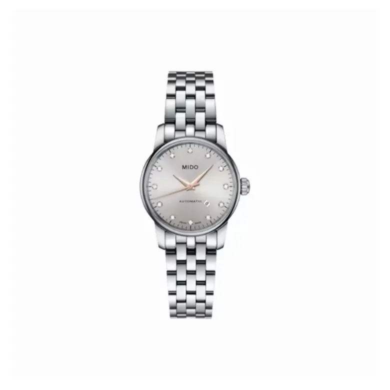 MIDO Belem Cereli Series Couple's Watch Automatic Mechanical Movement Unisex Watch 38 Silver Dial Steel Case-2