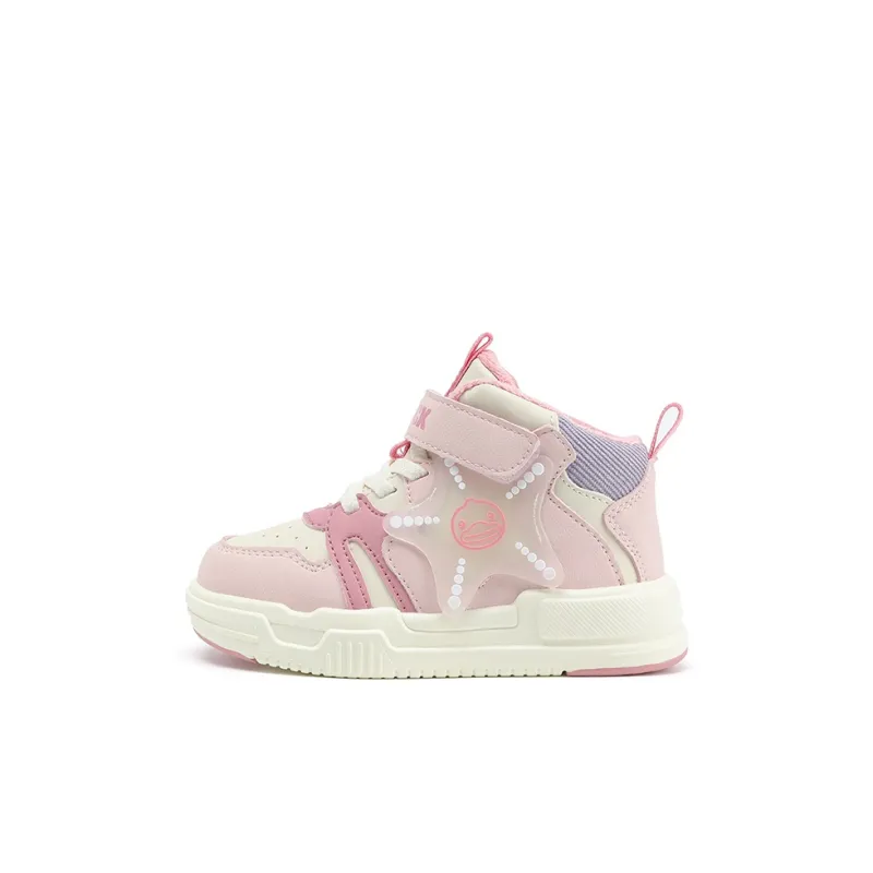 B.Duck Thermal High Top Kids' Skateboarding Shoes Children Aged 3 7 Years Old-0