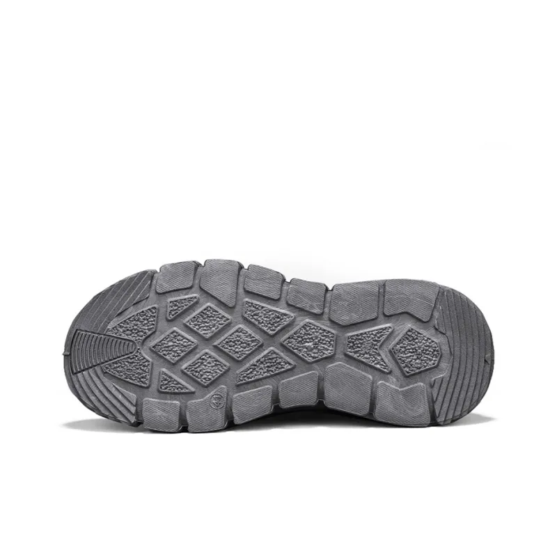 Binary Work Boots Men High Top Black-4