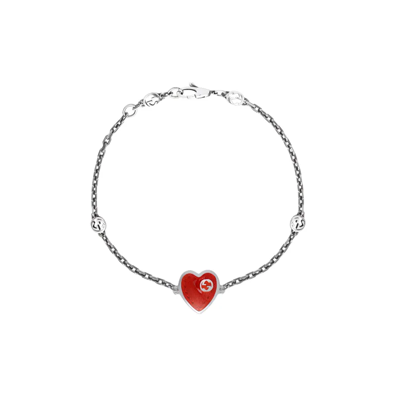 GUCCI Heart Bracelet With Interlocking G-0