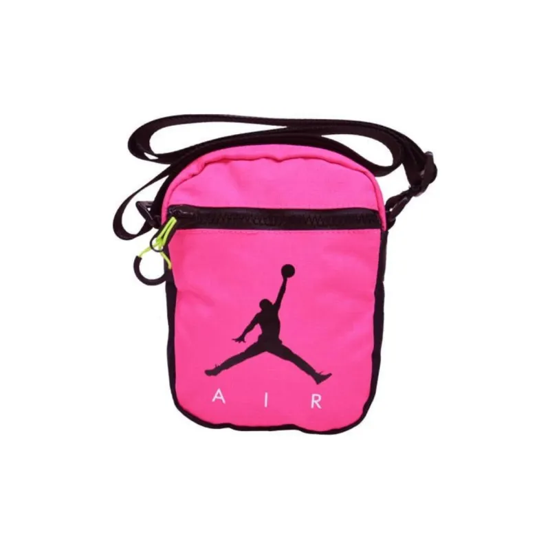 Jordan Polyester Cell Phone Pouch Shoulder Bag Crossbody Bag Regular Unisex Rose Red-3