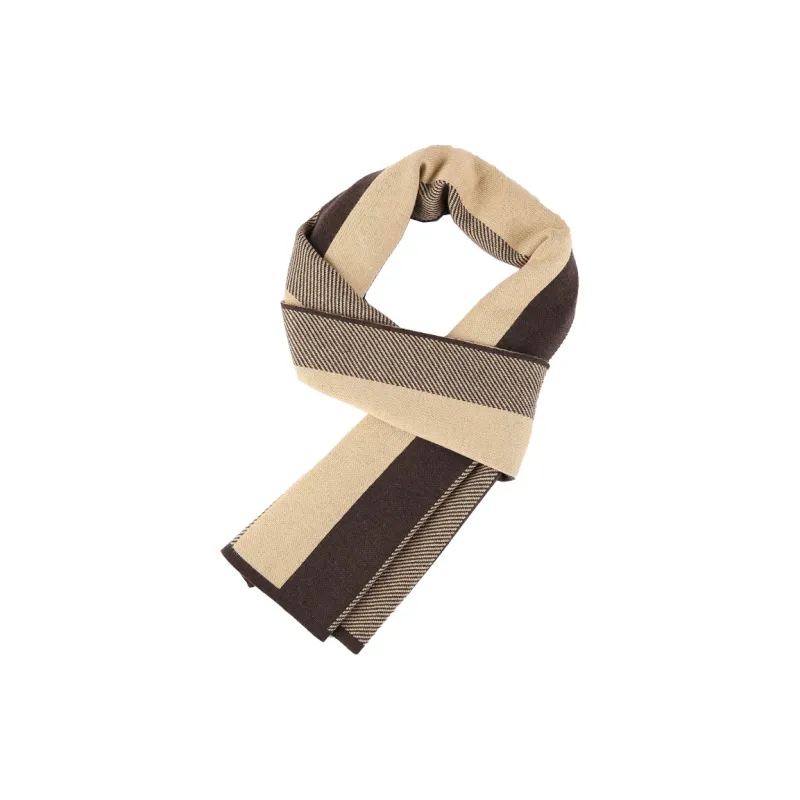 FAIRWHALE Sheep Wool Knit Scarves Men's-10