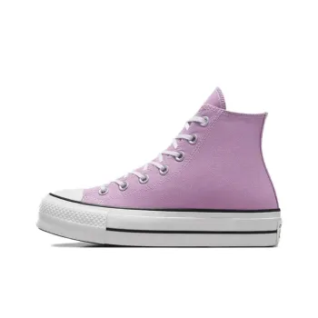 Converse All Star Lift Anti Slip Wear Resistant High Top Canvas Shoes Women's Purple