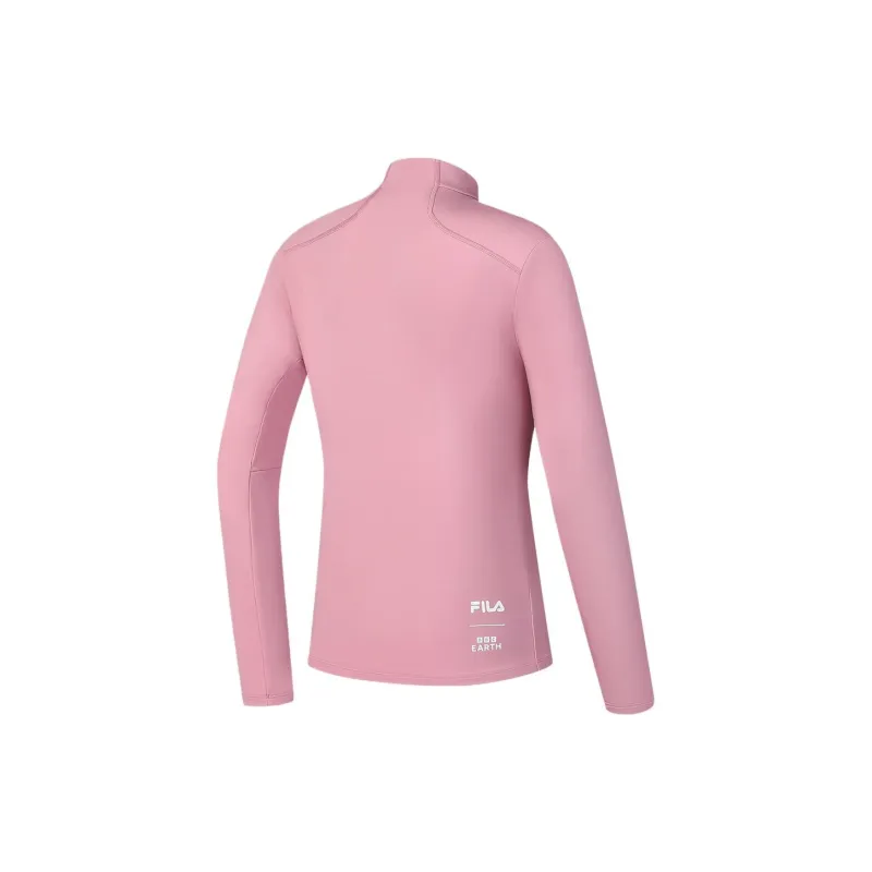 FILA x BBC EARTH Regular T Shirt Women's Purple Mulberry Pink-1