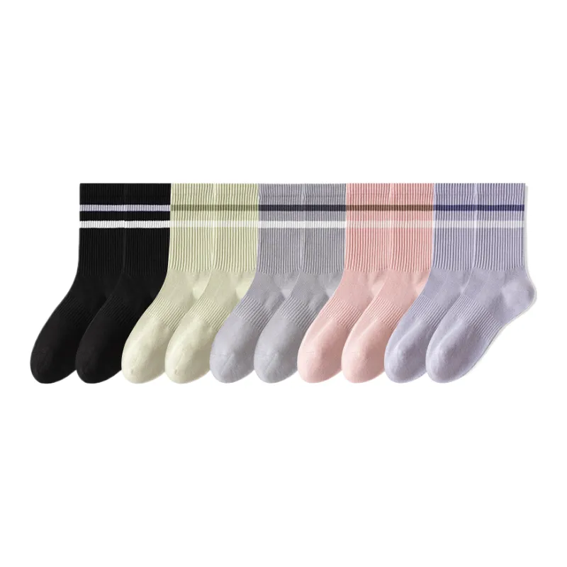 Lan Miao Mid Calf Socks Women's 10 Pack-1