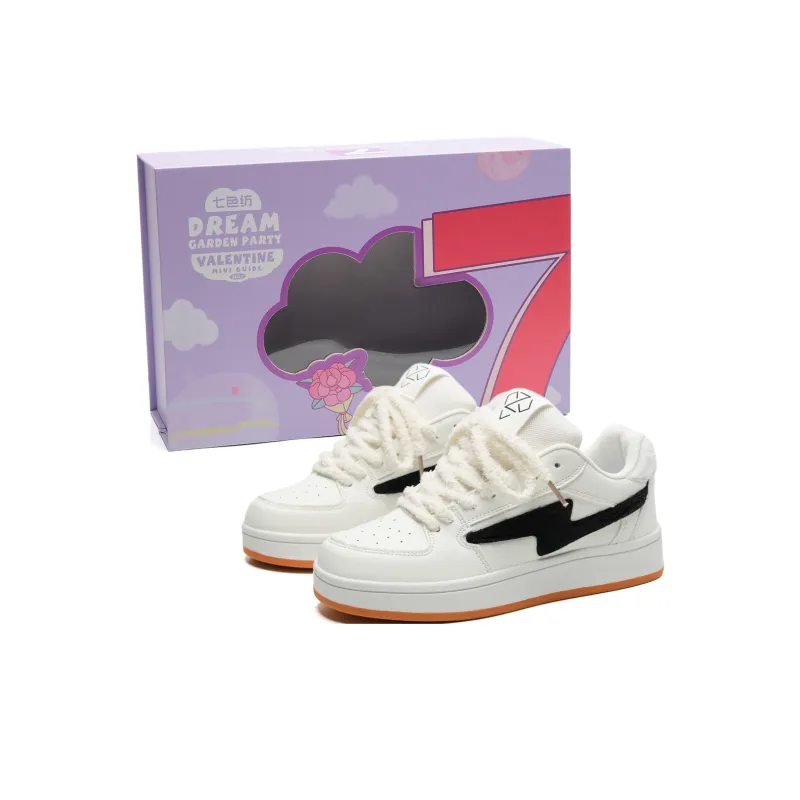 7 SEVFUN Low Top Skateboard Shoes Unisex Ecru-0