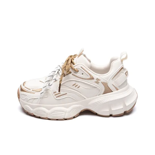 ZHR Height Increasing Shoes Wear resistant And Lightweight Low Top Chunky Sneakers Women's