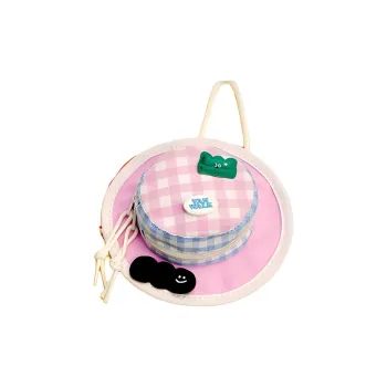 VANWALK Polyester Coin Purse Mini Women's Strawberry Kaki Cake