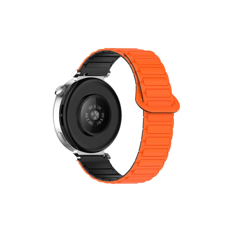 FZRT Huawei Compatibility Watch Band I Beam Silicone Magnetic Loop Strap Silicone Material-9