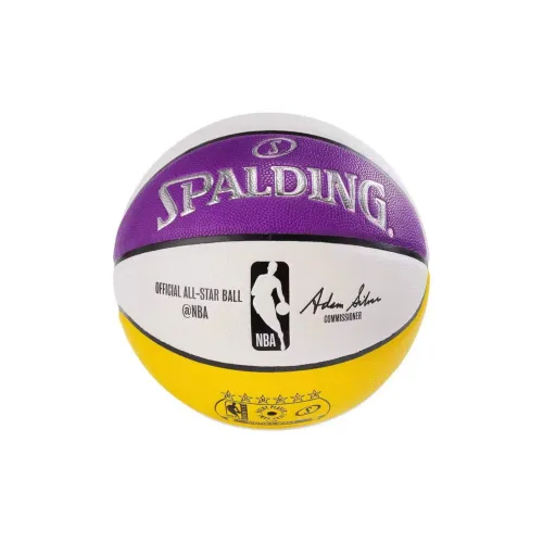 SPALDING PU Basketball Red Blue White Purple Yellow Size 7 Training Unisex