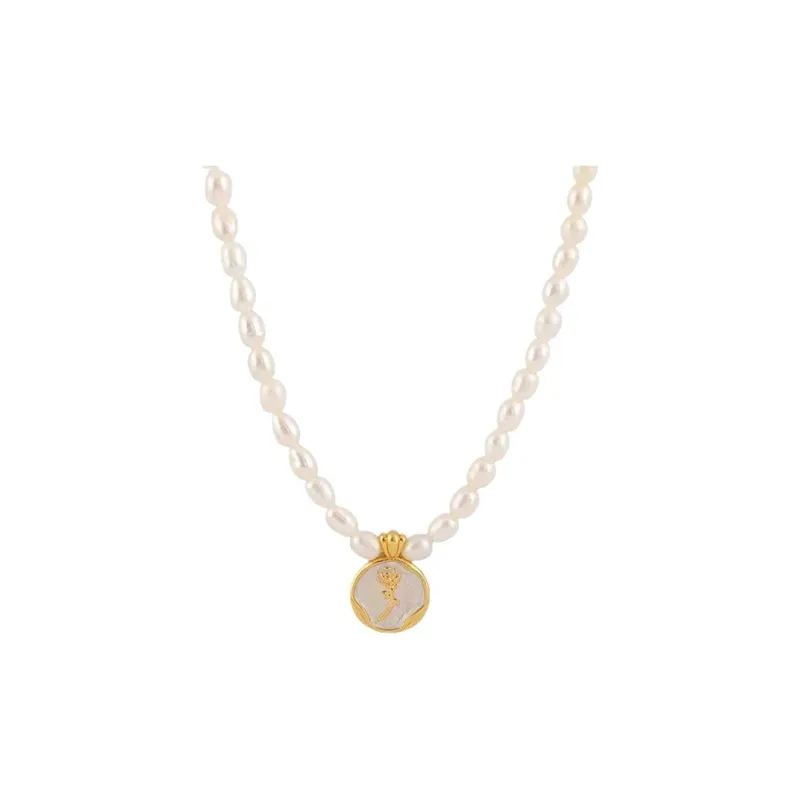 Andaozi Freshwater Pearl Necklaces Women's-0