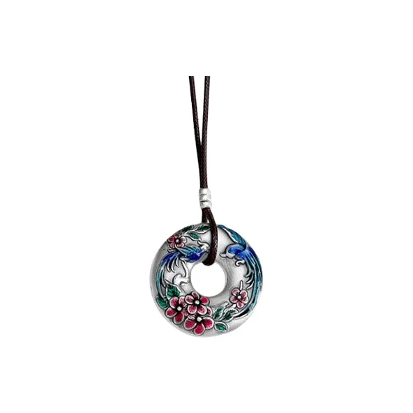 CUTE DAME S999 Sterling Silver Necklaces Women's Silver-0