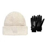 White Hats & Caps+Black Gloves