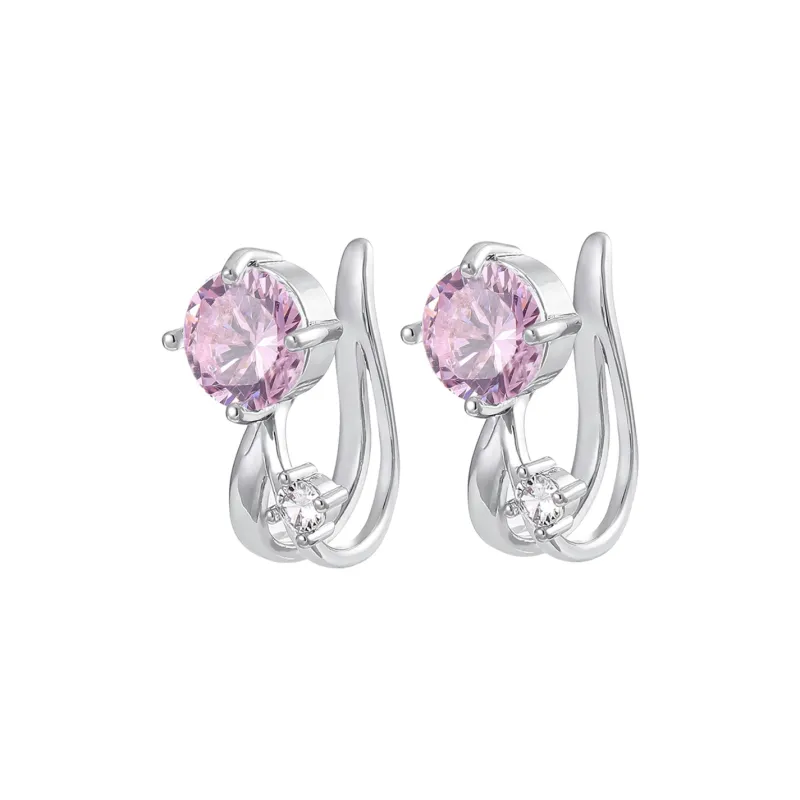 MISS XIA JWY Silver Plated Copper Clip On Earrings Unisex-15