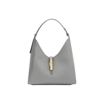 Furla Leather Handbag, Shoulder Bag Women's Gray