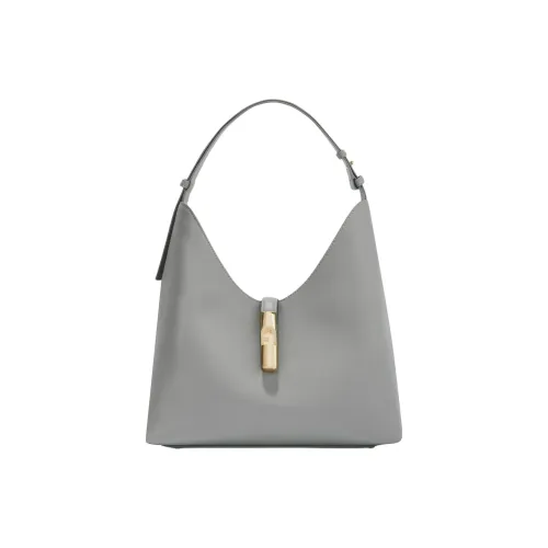Furla Leather Handbag, Shoulder Bag Women's Gray