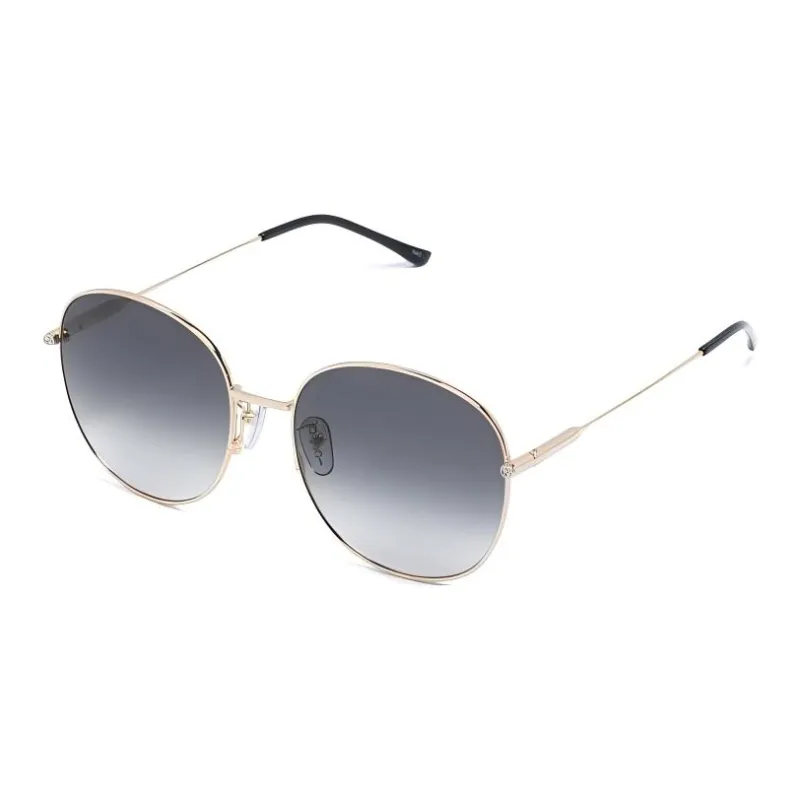 GUCCI Round Frame Metal Sunglasses-0