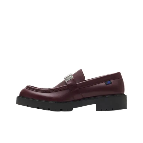 Burberry Loafers Men's Brown Red