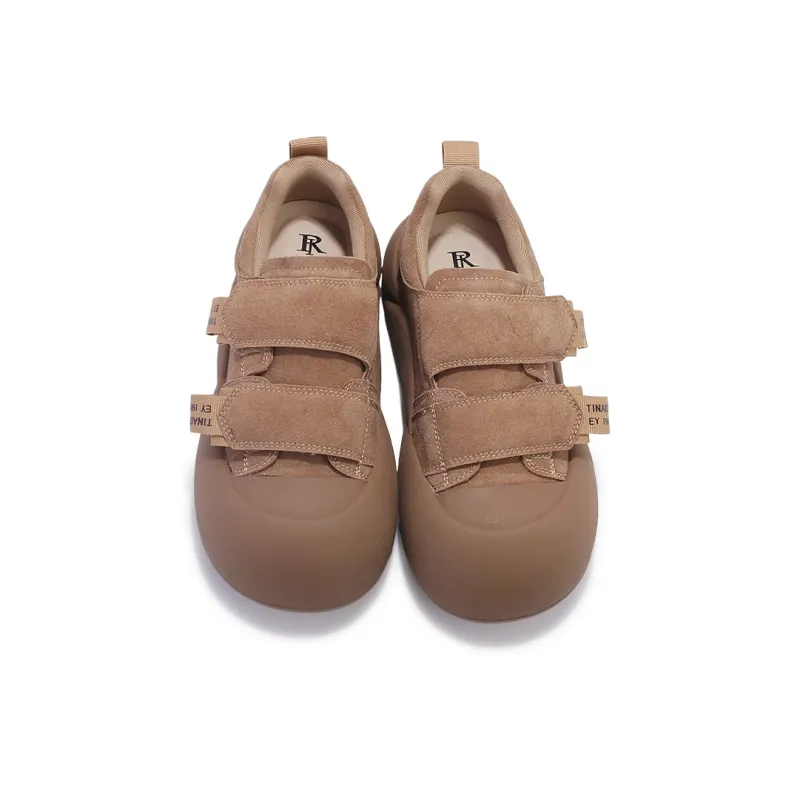 Shen Linsen Cushioning, Slip Resistant, And Abrasion Resistant Low Top Casual Shoes Women's Brown-4