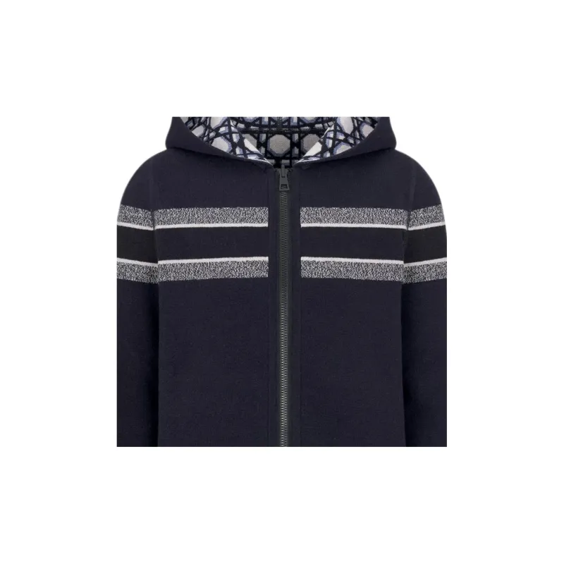 DIOR FW24 Cashmere Sweater Women's Blue-3
