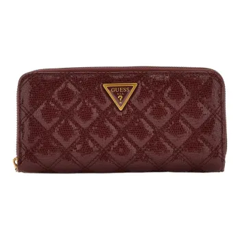 GUESS PU Polyurethane Wallet Women's Burgundy