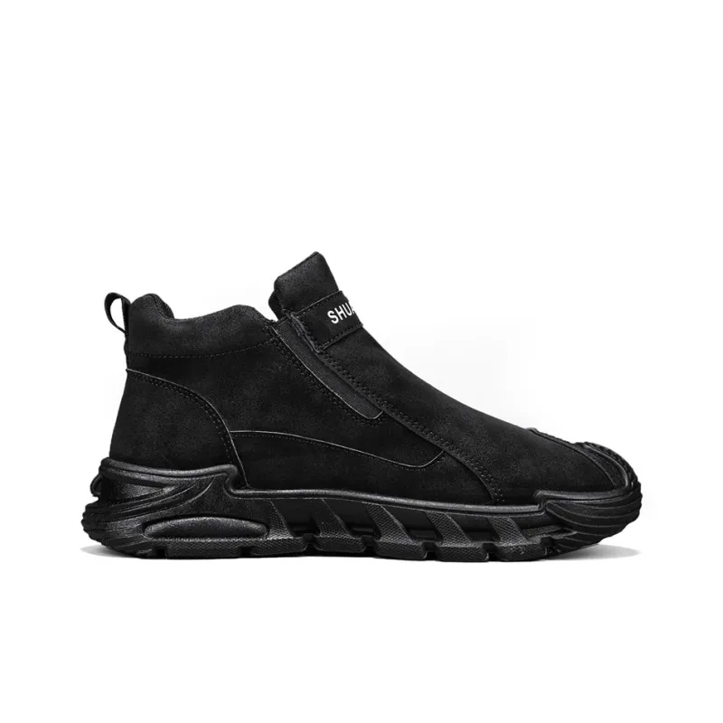Binary Work Boots Men High Top Black-1