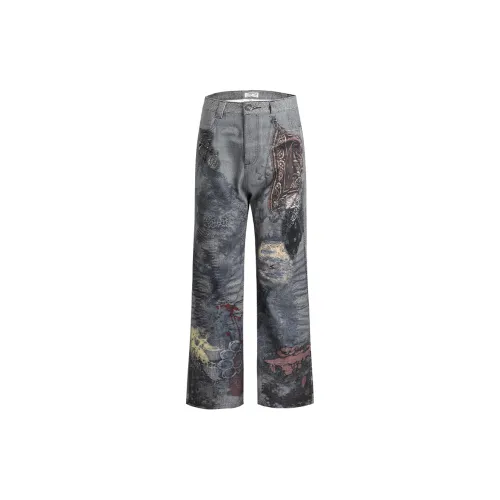 DND4DES Jeans Unisex Blue