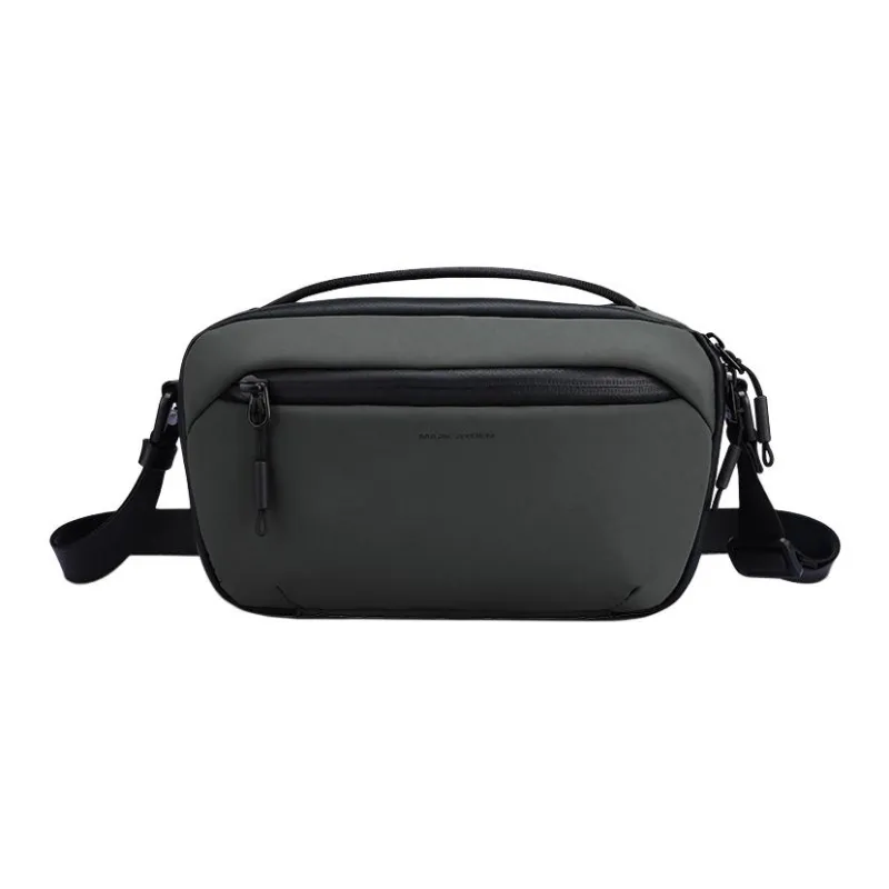 MARK RYDEN Nylon Trendy Shoulder Bag, Crossbody Bag, Handbag Regular Men's Elegant Black/Orchid Black/Olive Green-9
