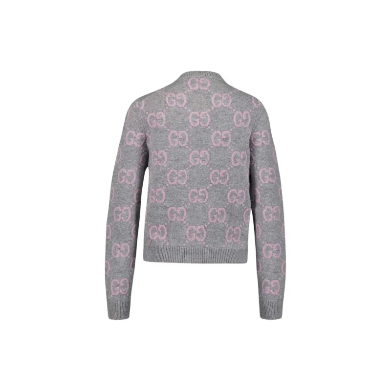 GUCCI Gg Knit Button Up Cardigan-1