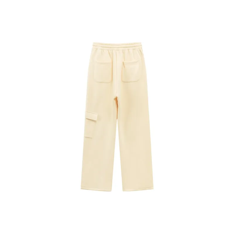 CHUU Casual Pants Women's White Apricot-1