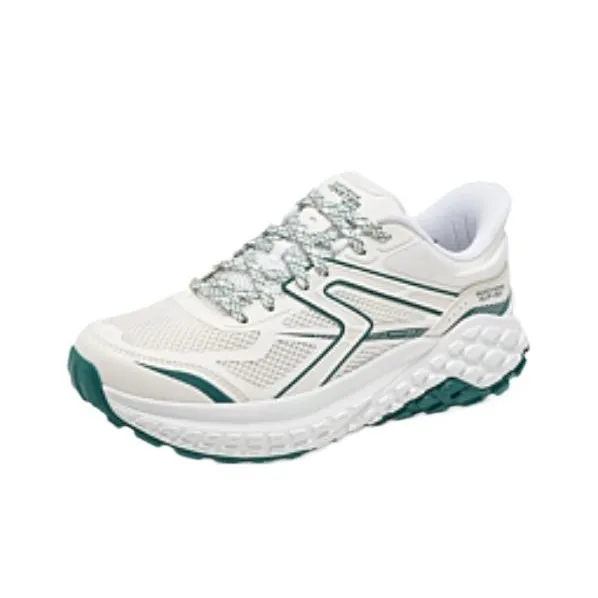 Skechers SPORT MENS Wear Resistant Low Top Chunky Sneakers Men's White Green-2