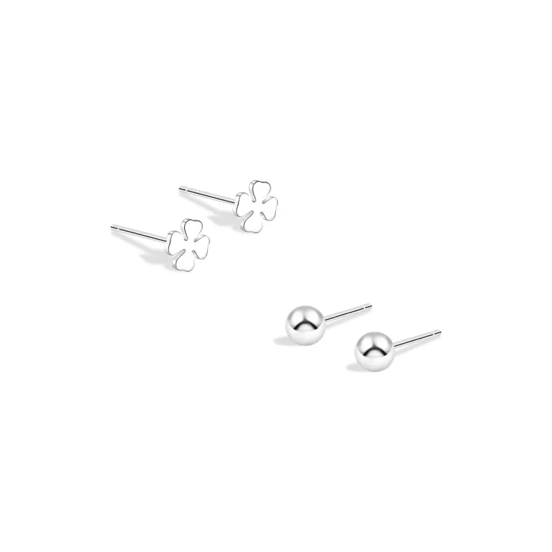 BLANK IN BLANK Sterling Silver Stud Earrings Women's Bestie Girlfriend Girl-10
