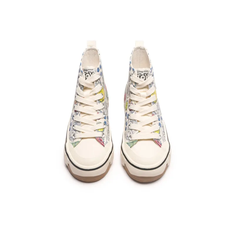 Disney x Hotwind Toy Story Series Mid Top Skateboard Shoes Women's-2