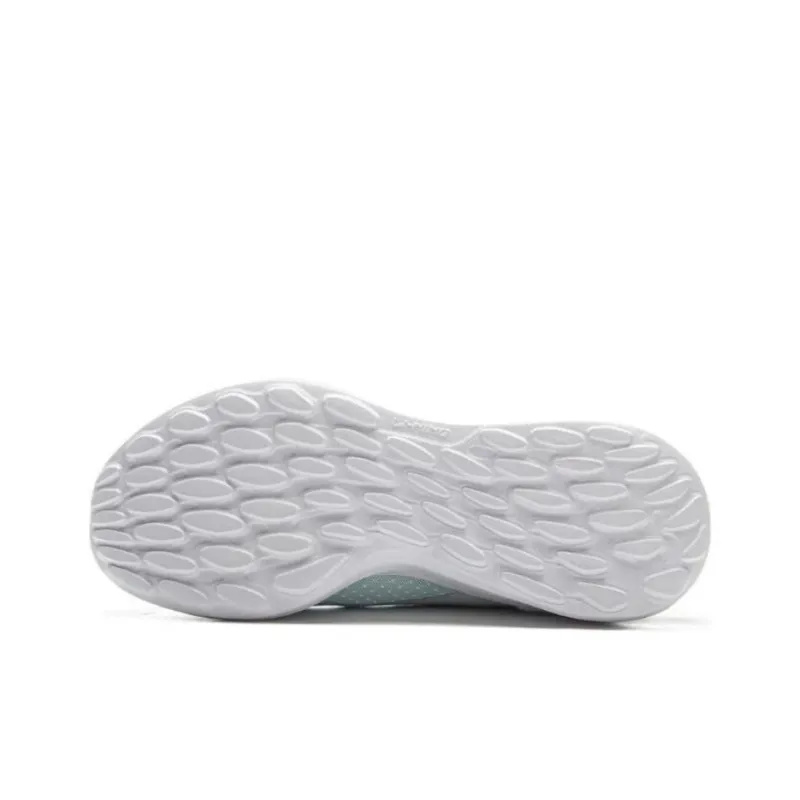 LiNing Light Cloud Anti Slip Wear Resistant Low Top Casual Running Shoes Women's Blue-4