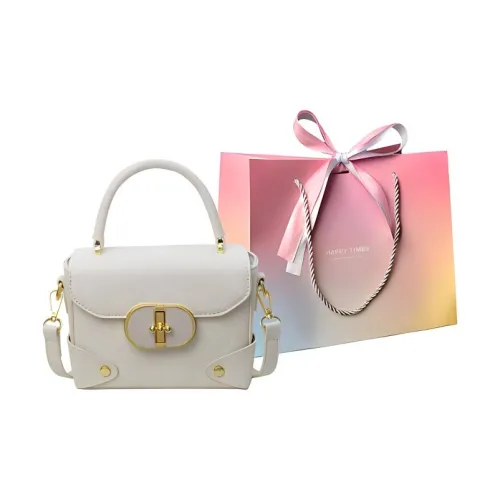 Yalu PU Handbag Crossbody Bag Women's Khaki/Ecru/Black/Pink
