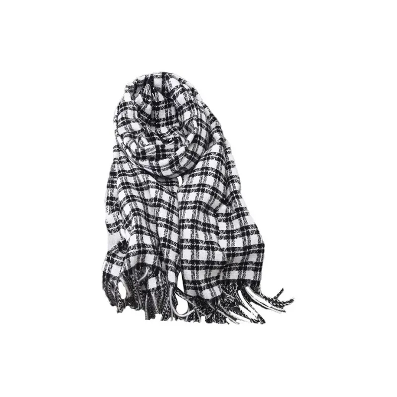 PISHUSHU Polyester Knit Scarves Unisex-0