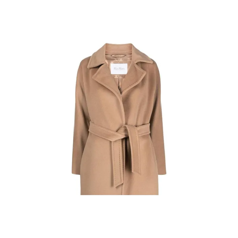 MaxMara Estella Virgin Wool Blend Belted Coat-5