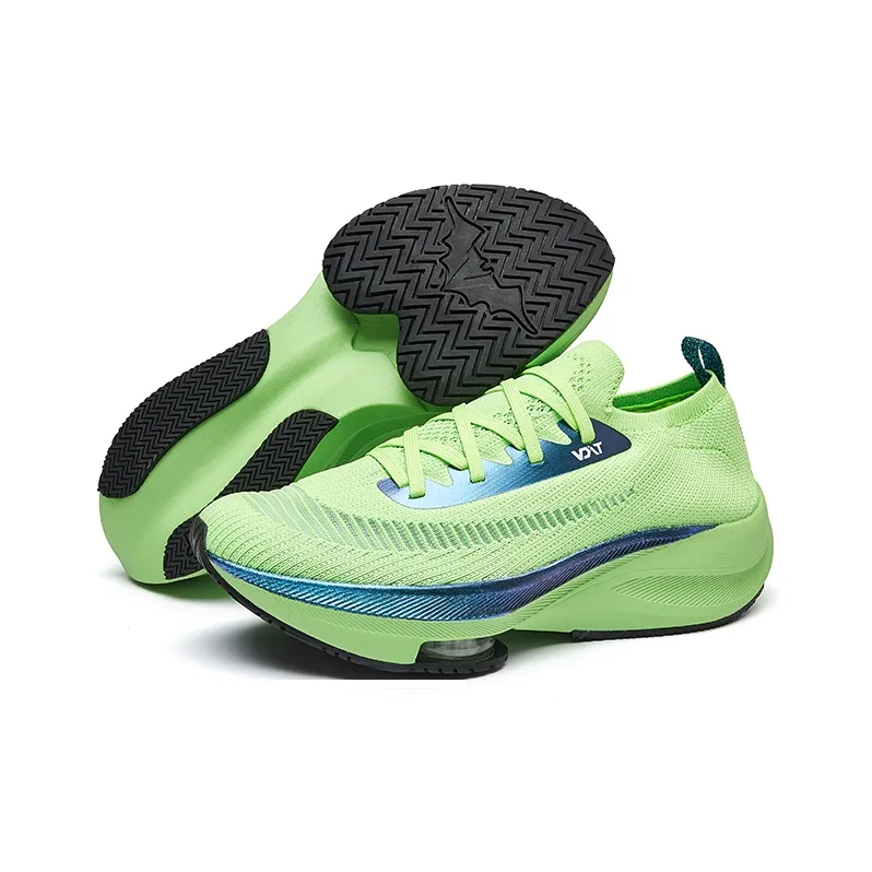 VOIT Breathable, Impact Resistant, Lightweight Low Top Air Cushion Marathon Running Shoes Unisex Light Green-3