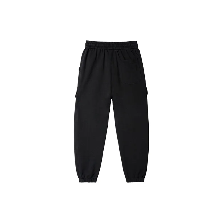 CAISEDI Casual Pants Men's Black-1