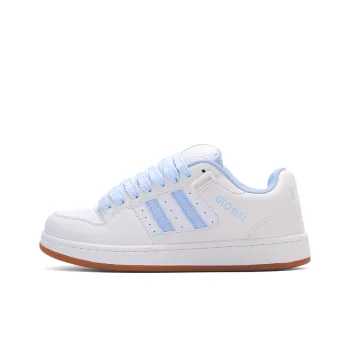 GLO BULL Skateboard Shoes Unisex Low Top Beige Blue