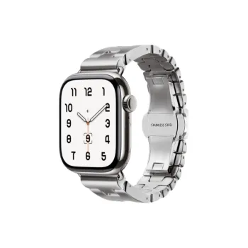IBOANN Watch Band Apple Compatibility 49mm Stainless Steel Material