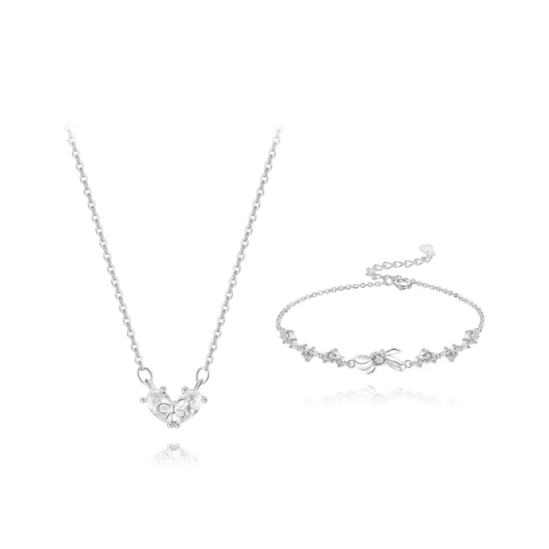 BLANK IN BLANK Sterling Silver Necklaces Women's Bestie Couple Birthday Gift Girl-3