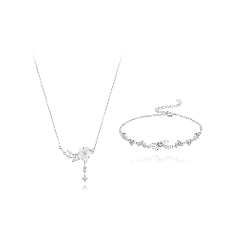BLANK IN BLANK Zircon Necklaces Women's Bestie Girlfriend Couple Birthday Gift Girl-3