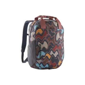 Patagonia Recycled Polyester Mountaineering Bag Backpack Unisex Red Algae Fuchsia