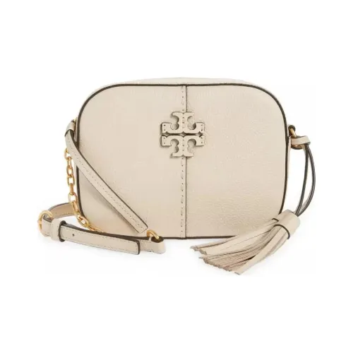 TORY BURCH Leather Shoulder Bag Women's Light Umber