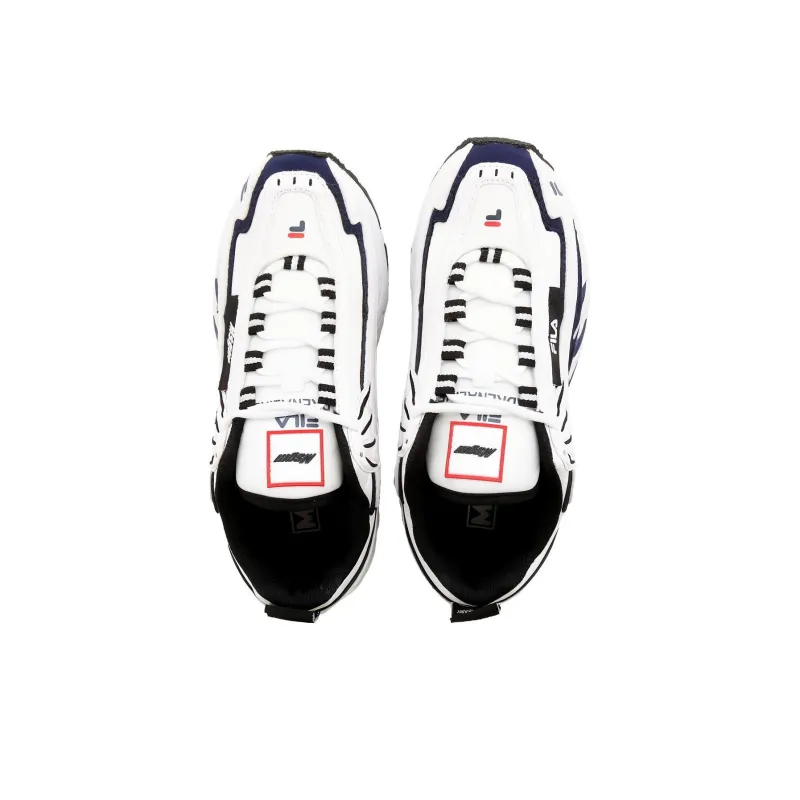 FILA x MSGM Cushioning Wear-Resistant Low-Top Casual Shoes Men's Black White-4